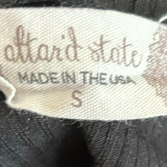 Black Fitted Cotten Dress Size Small - Picture 4 of 4